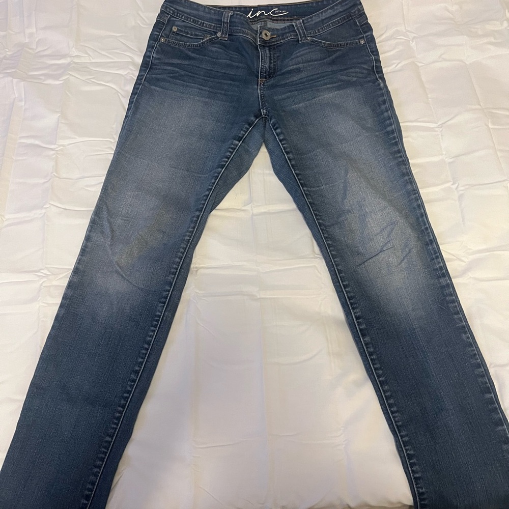 INC International Concepts Women's Dark Blue Skinny Jeans
